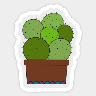 Cute Cactus Design #24: Tight Cacti Sticker